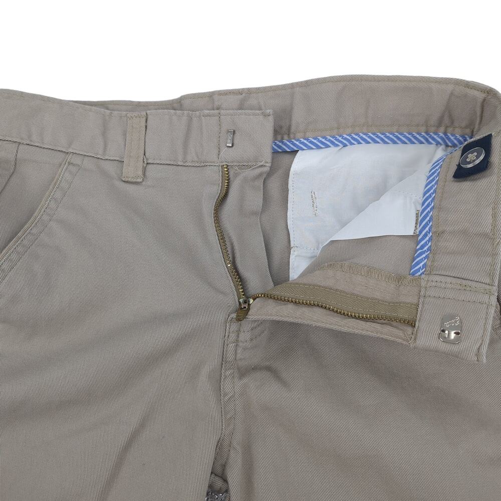 EUC Chaps Khaki Dress Pants Cotton Blend Boys US 12 Flat Pockets - Picture 6 of 10